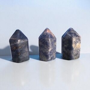 Sodalite Crystal Points 1 inch Polished Gemstone Tower BOHO